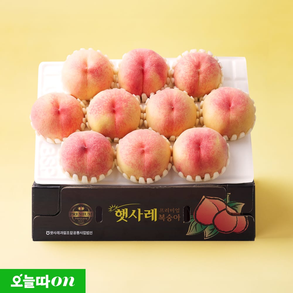 [오늘따On] 프리미엄 고당도 햇사레 말랑이 복숭아 3kg (중과/대과)