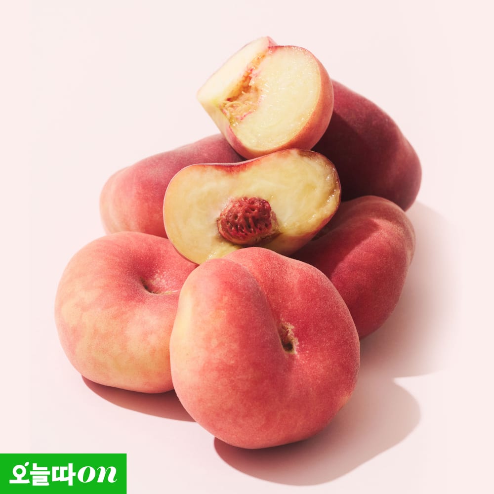 [오늘따On] 도넛 모양의 쫀득 거반도 납작 복숭아 600g (2-4입)